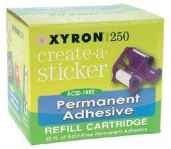 Xyron 250 Permanent Adhesive Refill Cartridge 2 5X20