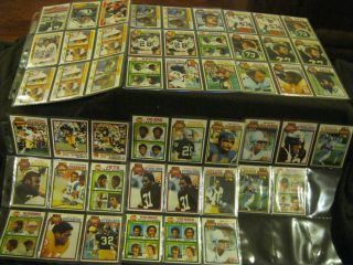 1977 1979 Topps Football Vintage Lot of 50 Cards w RCS