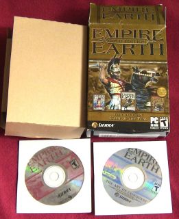    LOT OF 3 EMPIRE EARTH GOLD EDIT BATTLE COLLECTION AGE OF EMPIRES II
