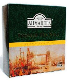Ahmad Tea English Tea No.1   100 Tea Bags Exclusive Quality Tea FREE 