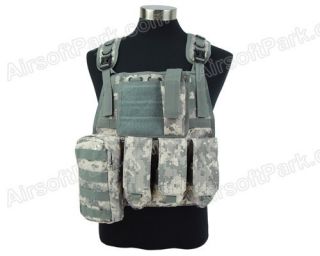Airsoft Tactical MOLLE Plate Carrier Vest ACU