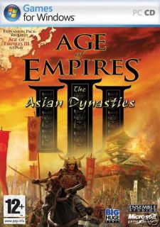 Age of Empires III 3 The Asian Dynasties PC SEALED New 828068103446 