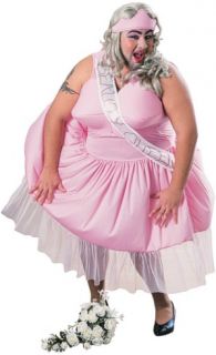Deluxe Adult Novelty Costume includes Tiara and Padded Dress with Sash 