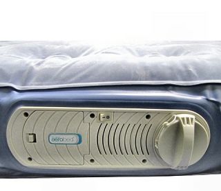 new aerobed pillowtop air camping mattress queen battery operated 