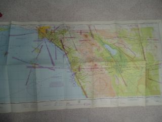 Sectional Aeronautical Chart Map San Diego June 1946