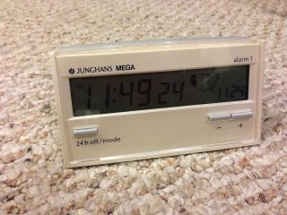 Junghans Mega Radio Controlled Atomic Alarm Clock Travel