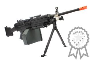   Metal M249 Para MKII MK2 Electric Airsoft Machine Gun AEG Rifle