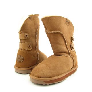 Emu Australia Alba Womens Sz 8 Brown Chestnut Boots Fashion Mid Calf 