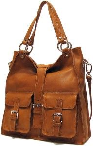 Floto Imports Livorno Italian Calfskin Leather Handbag