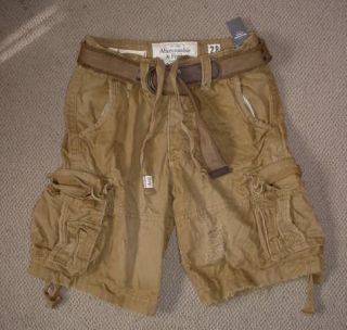 New Abercrombie Fitch Algonquin 045 Cargo Shorts 32