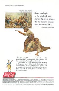Battle of The Alamo F C Yohn Art America Fore 1961 Ad