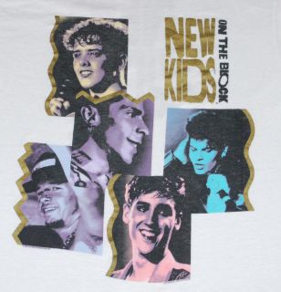 Vtg New Kids on The Block No More Games Shirt 1991 XL