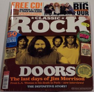 Classic Rock Free CD BTO Mini LP Doors Morrison Rush AU