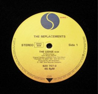 The Replacements The Ledge 1987 Germany 2X 12 Mint Vinyl Paul 