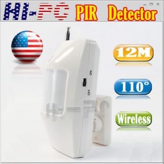 Wireless Infrared PIR Detector Alarm Sensor Indication Home Security 