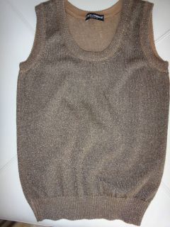 DOLCE & GABBANA VEST MADE IN ITALY polyester/ wool/ medium 