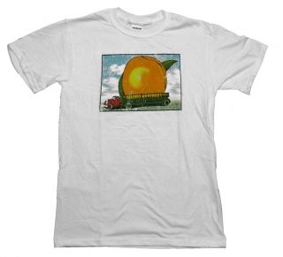 Allman Brothers Band Eat A Peach 1973 Summer Jam Tour Vintage Style T 