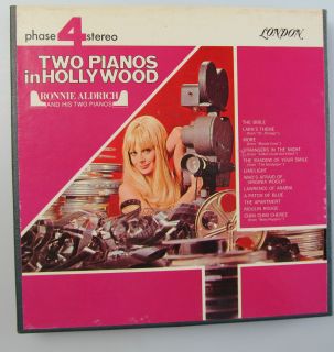 Ronnie Aldrich His Two Pianos in Hollywood Reel to Reel Tape 7 1 2 