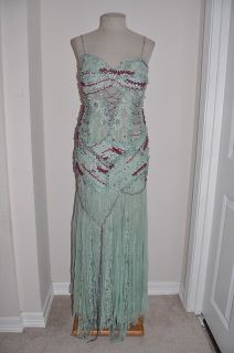 ALBERTO MAKALI Couture Ethereal Fairy Princess Beaded Prom Formal 