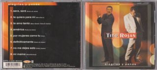 Tito Rojas Alegrias Y Penas RARE CD Great Condition 098195625023 