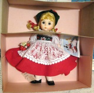 Madame Alexander 8 Doll SWITZERLAND # 594 Purchased 1980s NIB