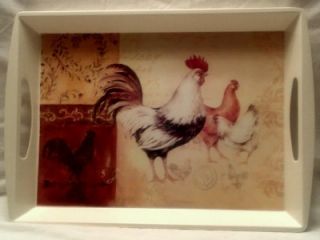 BISTRO ROOSTER COUNTRY KITCHEN CLOCK DECOR RESTAURANT OFFICE NEW