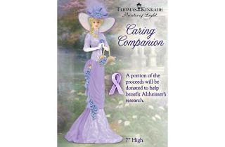 Thomas Kinkade Alzheimers Research Support Figurine Caring Companion 