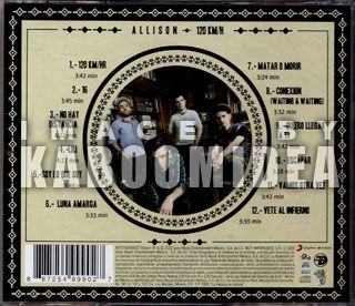 Allison 120 KM H Mexican Editon CD New 2012 Rock Mexico 16 Luna Amarga 