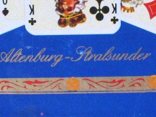 Beautiful Vintage Altenburg Stralsunder Set of 2 Playing Cards Orig 