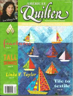 American Quilter Magazine Summer 2006 Vol 22 No. 2 ~ Foundation Pieced 