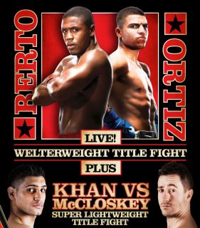 Victor Ortiz vs. Andre Berto HD Blu Ray Full Fight Boxing Bluray not 