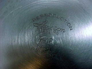 Amston Sterling Silver Paul Revere Reproduction Bowl 272G 8 74 Ozt 