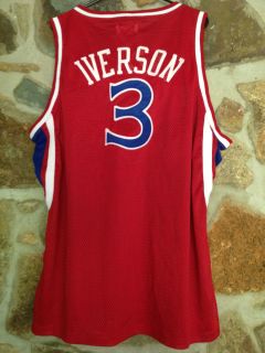 ALLEN IVERSON 3 76ers Sixers Mitchell Ness Basketball Jersey NWT Size 