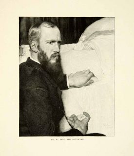   Portrait Doctor Washington Epps Lawrence Alma Tadema Patient Medicine