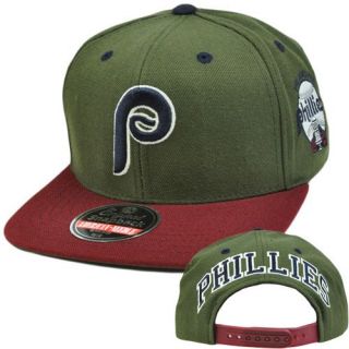 MLB American Needle Blockhead Earthtone Snapback Cap Hat Philadelphia 