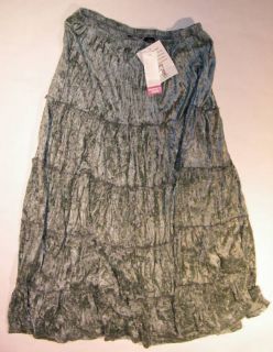 Broomstick Women Long Velvet Skirt Plus Sz 1x 3X New
