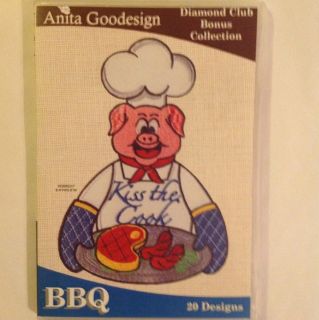 Anita Goodesign Machine Embroidery BBQ Collection, 20 Designs