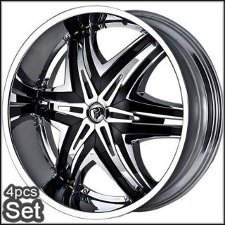 22 Diablo Wheels Rims for Chevy,Ford,Dodge,Ram Tahoe,F150,Expedition
