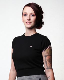 Fred Perry x Amy Winehouse Short Sleeved Knit Sweater