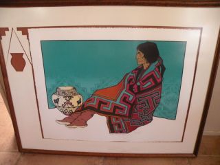 Amado Pena limited edition large lithograph print, numbered & signed 