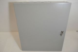 ADC ALARM PANEL CAN ENCLOSURE W LOCK & TAMPER 21 X 18 X 3 5/8  STRONG 