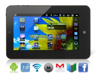 VIA WM8650 7 TOUCHPAD ANDROID 2.2 TABLET PC WITH Wi Fi AND 4GB HARD 