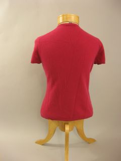 Womens Ann Taylor Petites Short Sleeve Sweater 100 Cashmere Size Sz SP 