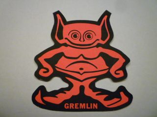 AMC American Motors 1970s Gremlin Red Factory Sticker