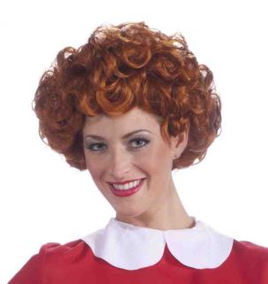 Adult Orphan Annie Broadway Musical Halloween Costume Wig