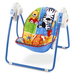 Fisher Price Adorable Animals Open Top Take Along Swing