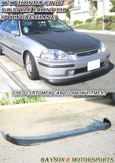 96 98 civic 4dr sir front bumper lip urethane one