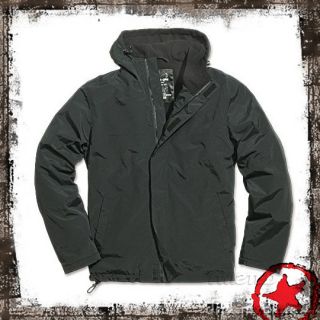 Windbreaker Zipper Black Anorak Fleece Combat Jacket