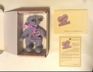 Annette Funicello Collectible Bear Petite Morning Glory COA C 46283 