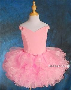 pcs girls pink cupcake national pageant dress sz 9 10 from hong kong 